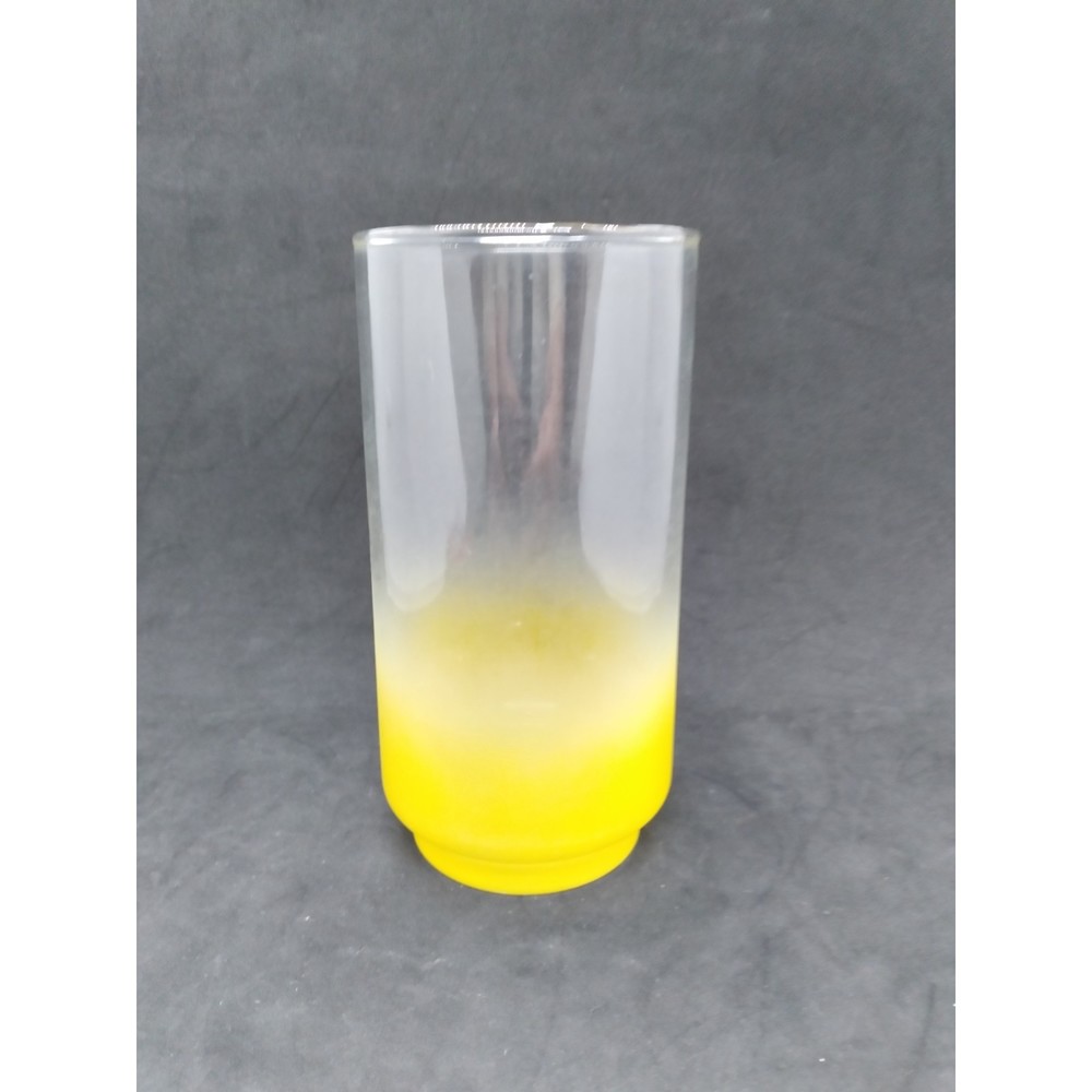 Vintage MCM Single Libbey Blendo yellow 5.75" tall cup